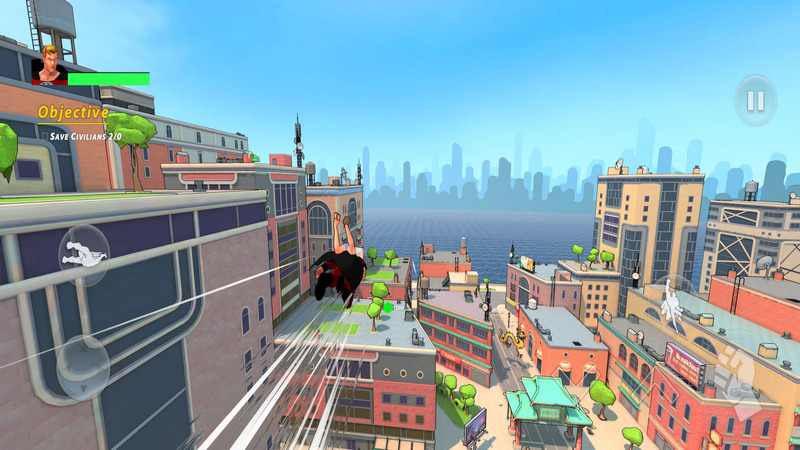 Flying Fuser Rope Fighter Hero 1